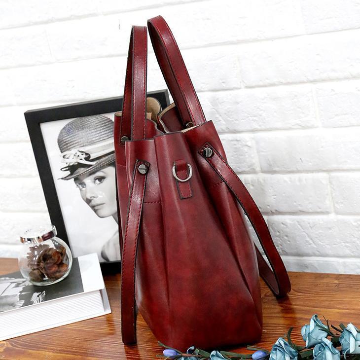 GRETA™ | SETT MED 4 VINTAGE HÅNDVESKER FOR DAMER