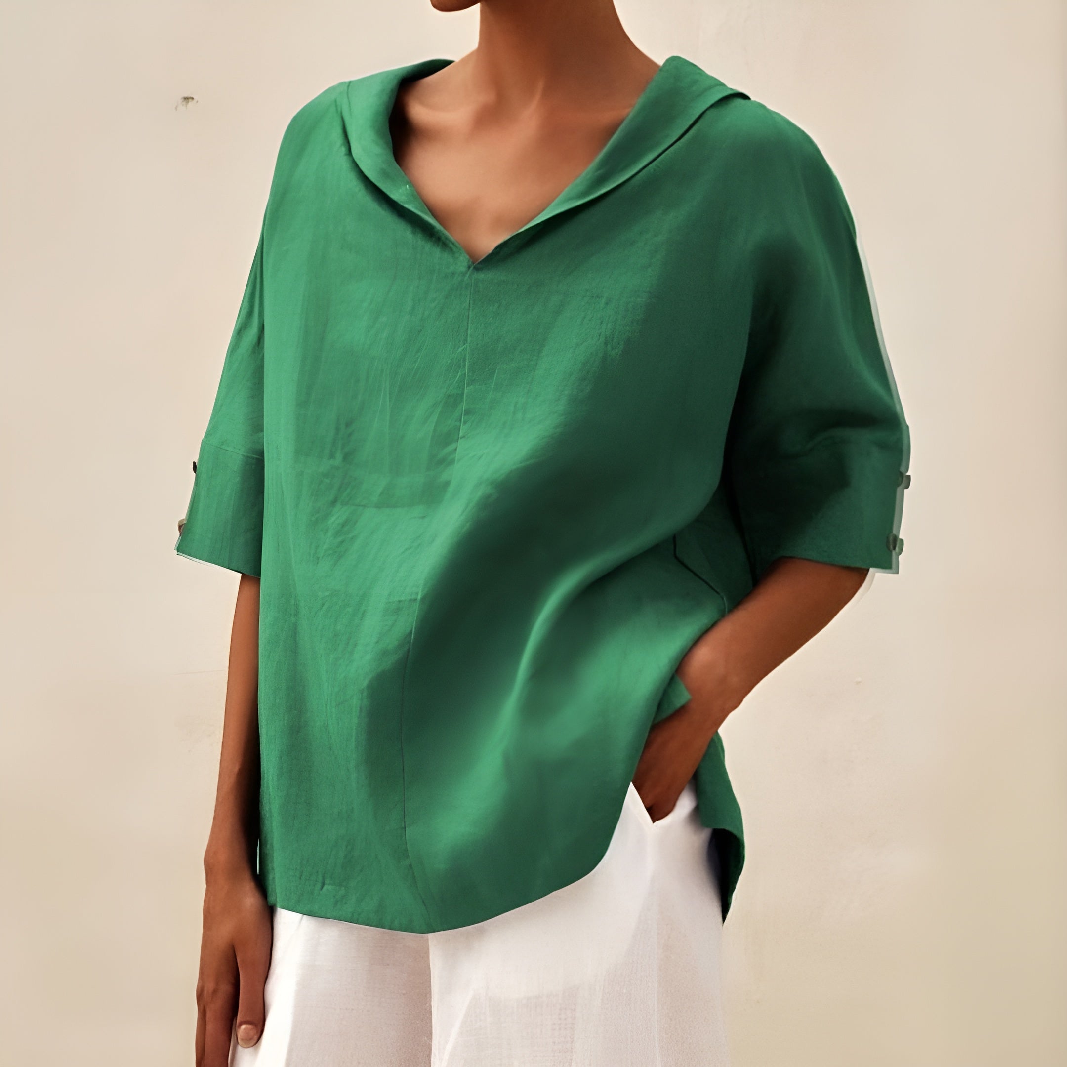 Runi™ | Bluse i Lin