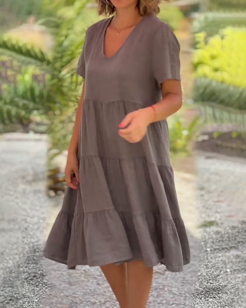 Emma™ - V-hals Kjole