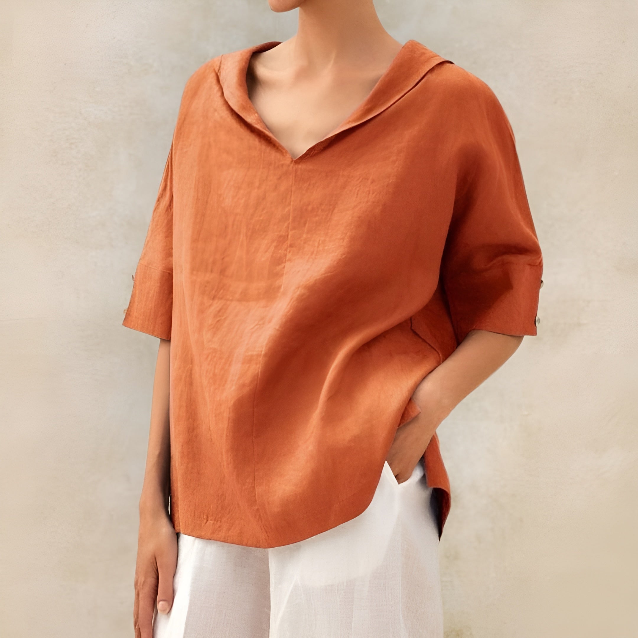 Runi™ | Bluse i Lin