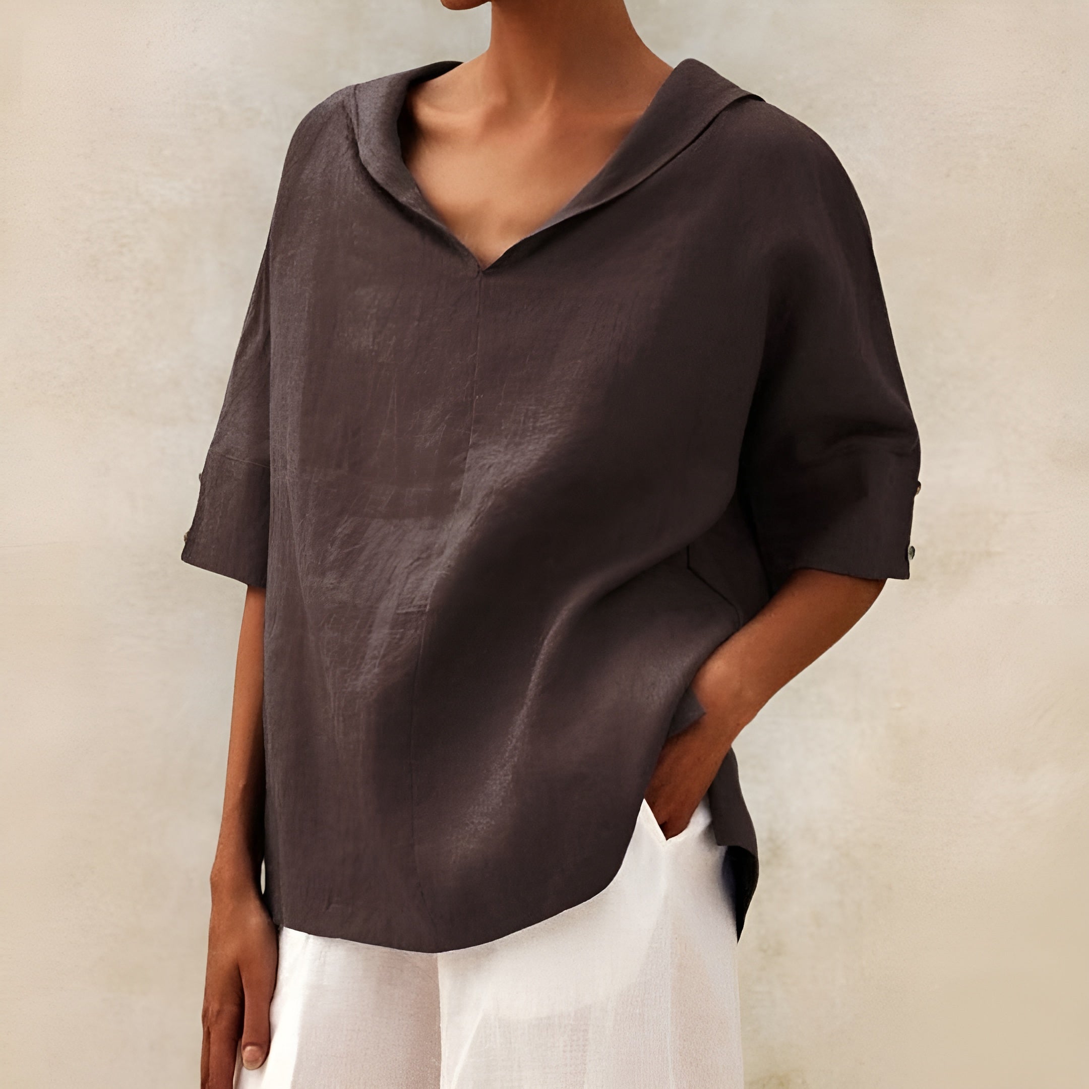 Runi™ | Bluse i Lin