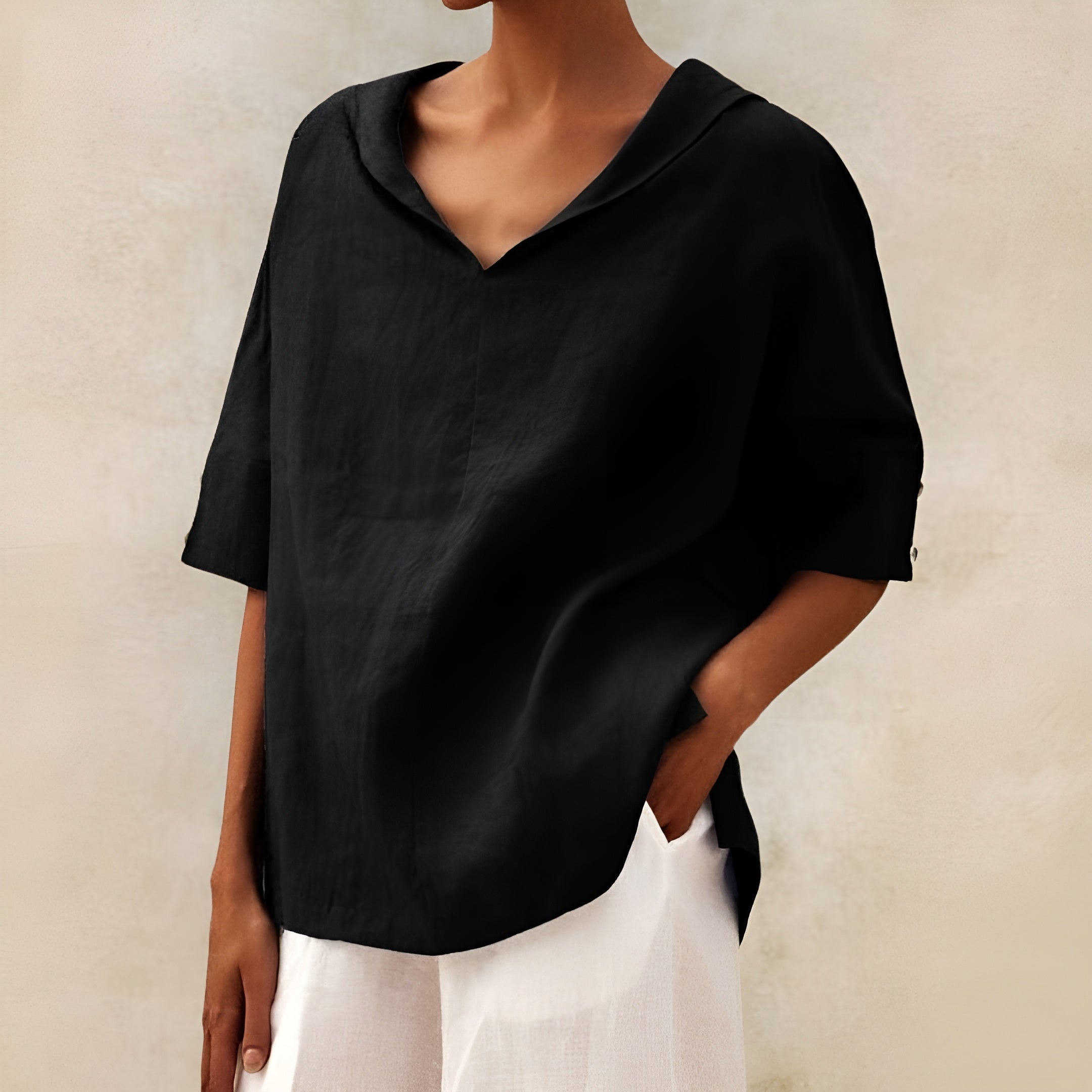 Runi™ | Bluse i Lin