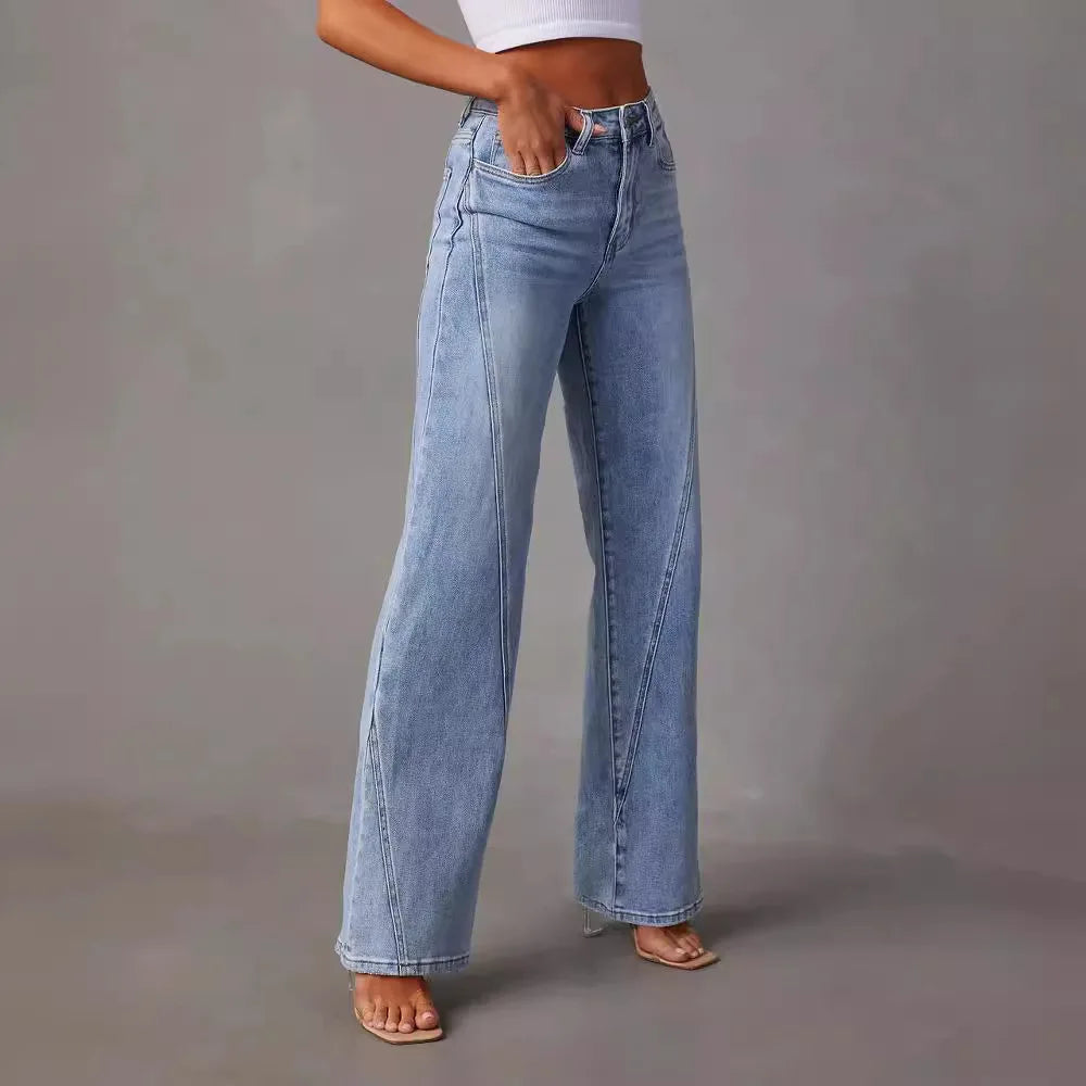 Birgit™ | Vide DenimBukser for Damer