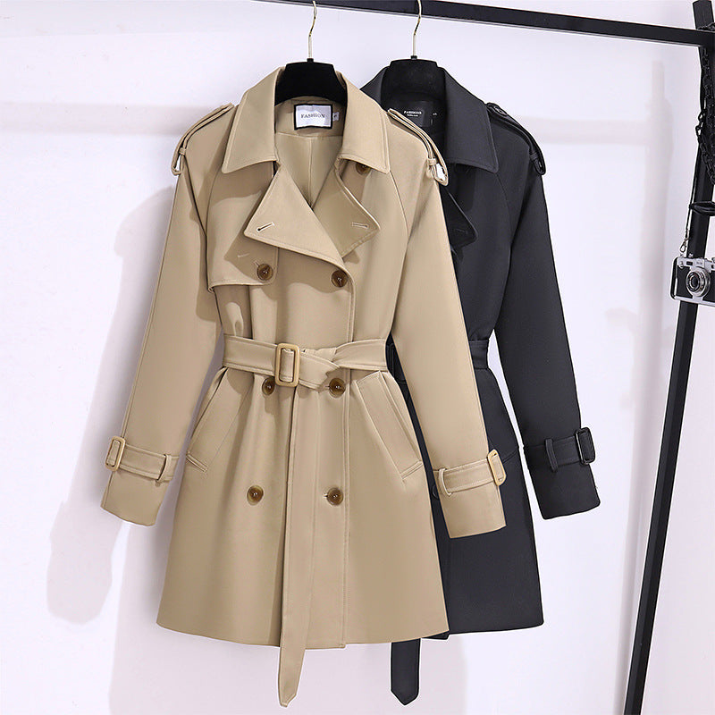 Olivia™ | Elegant Kort Trenchcoat