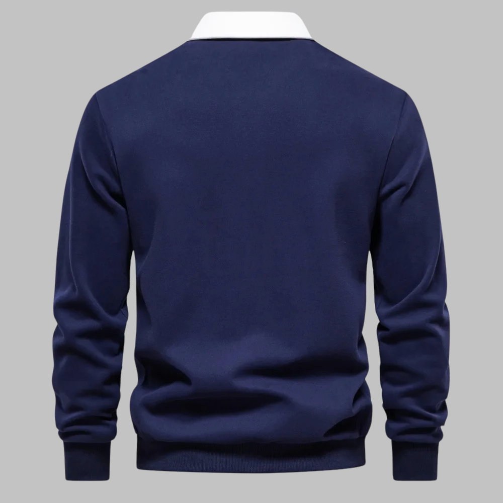 Jesper™ | Stilren Polo-Genser for Komfort og Klasse 