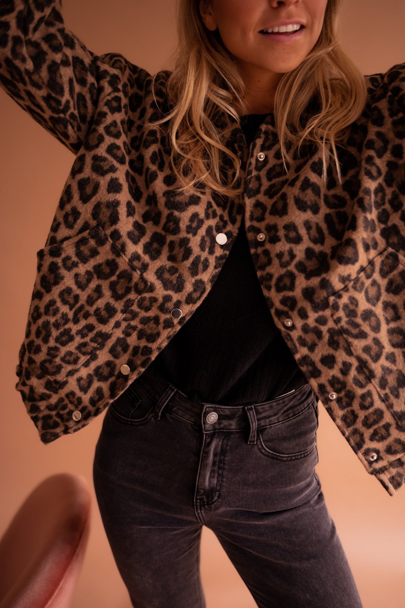 Rita™ | Trendy Jakke med Leopardprint