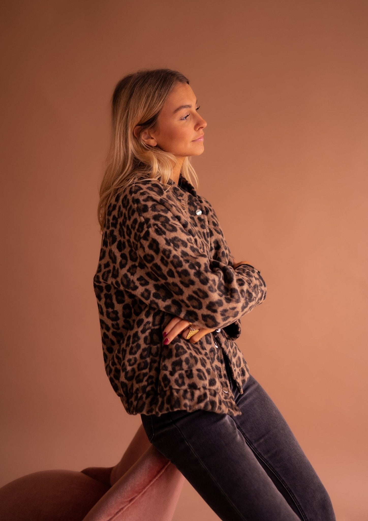 Rita™ | Trendy Jakke med Leopardprint