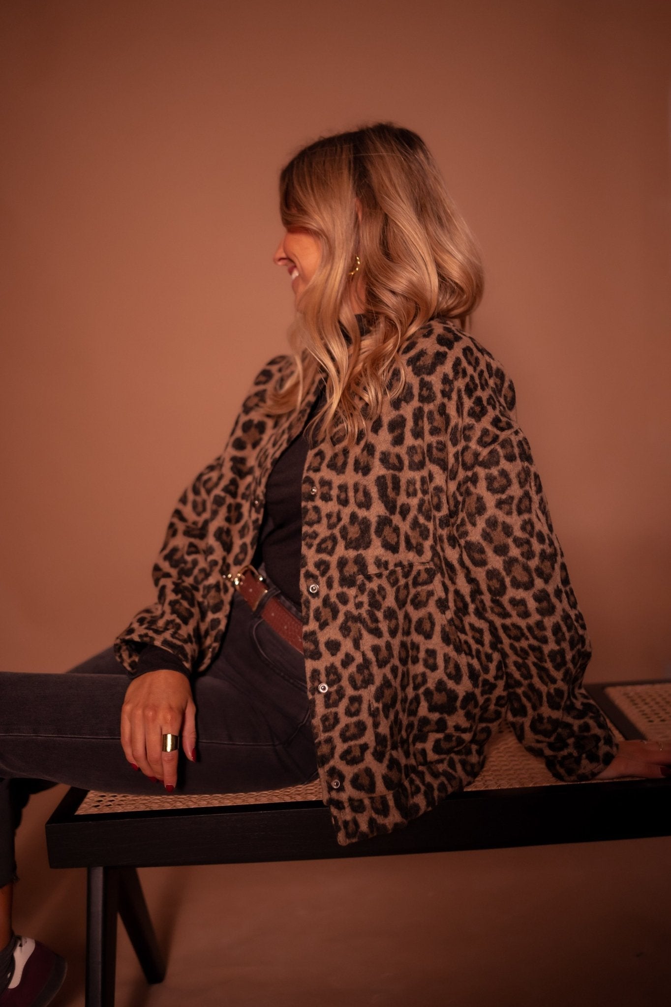 Rita™ | Trendy Jakke med Leopardprint