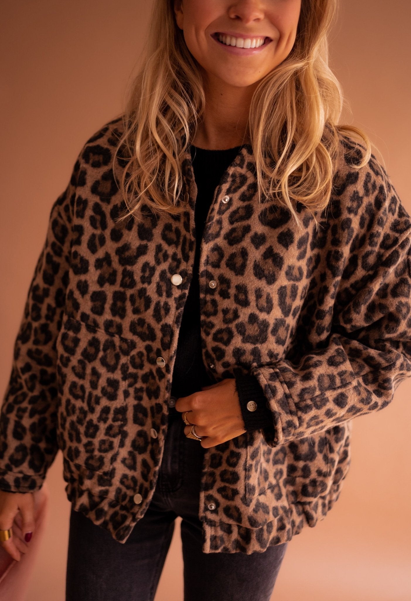 Rita™ | Trendy Jakke med Leopardprint