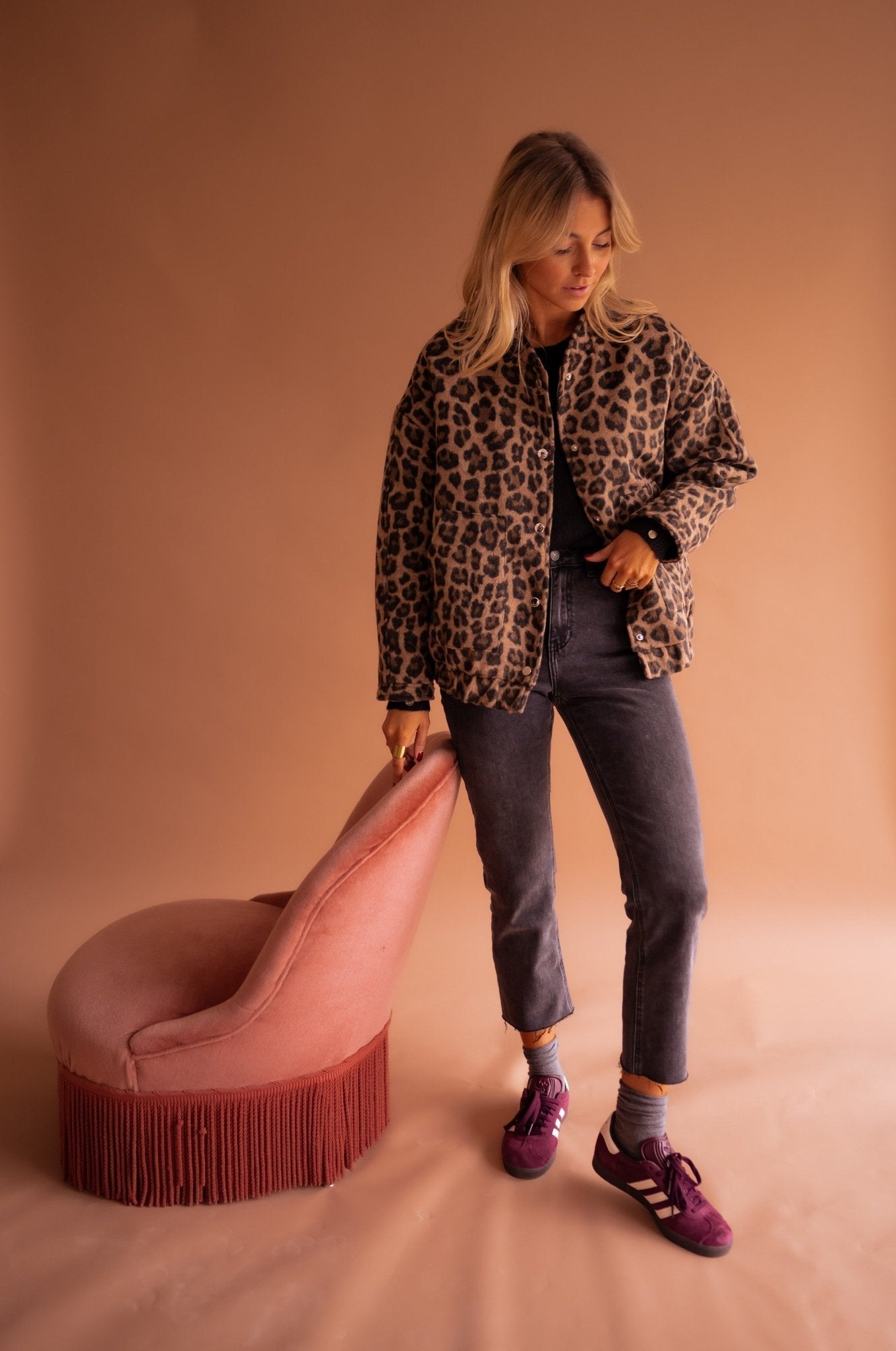 Rita™ | Trendy Jakke med Leopardprint
