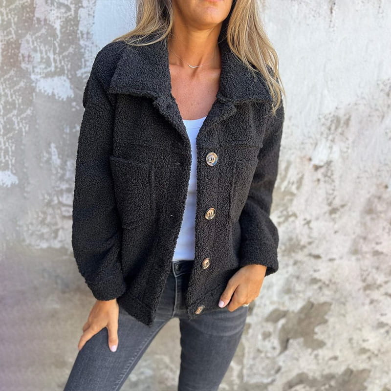 CLARA | CROPPAD JACKE MED VARME SLEGG FOR KVINNER